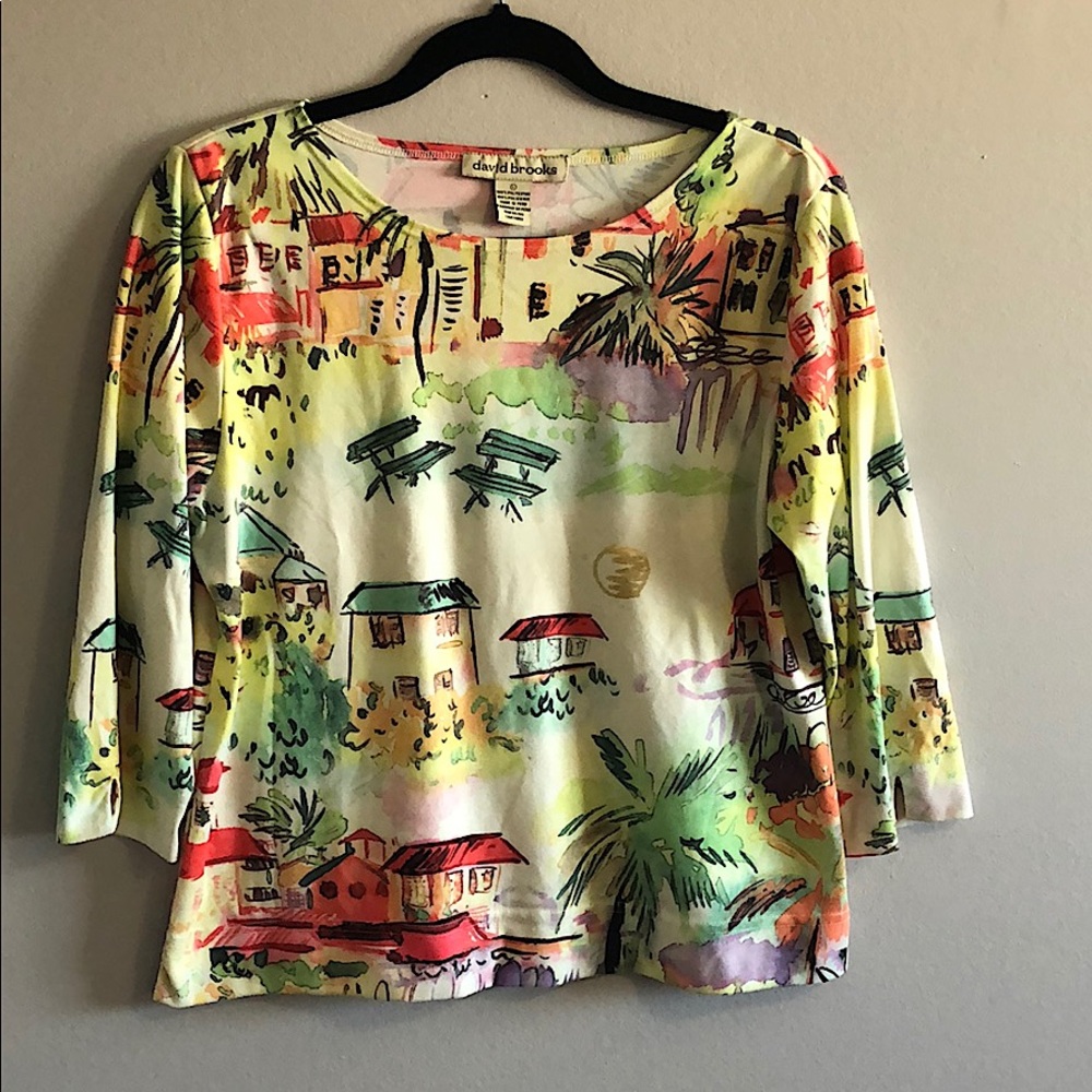 Vintage David brooks tee